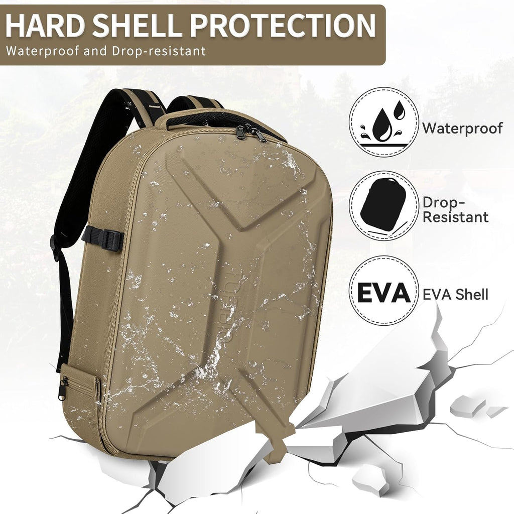 TORIBIO Large Hardshell Camera Backpack DSLR/SLR/Mirrorless Photography Bag