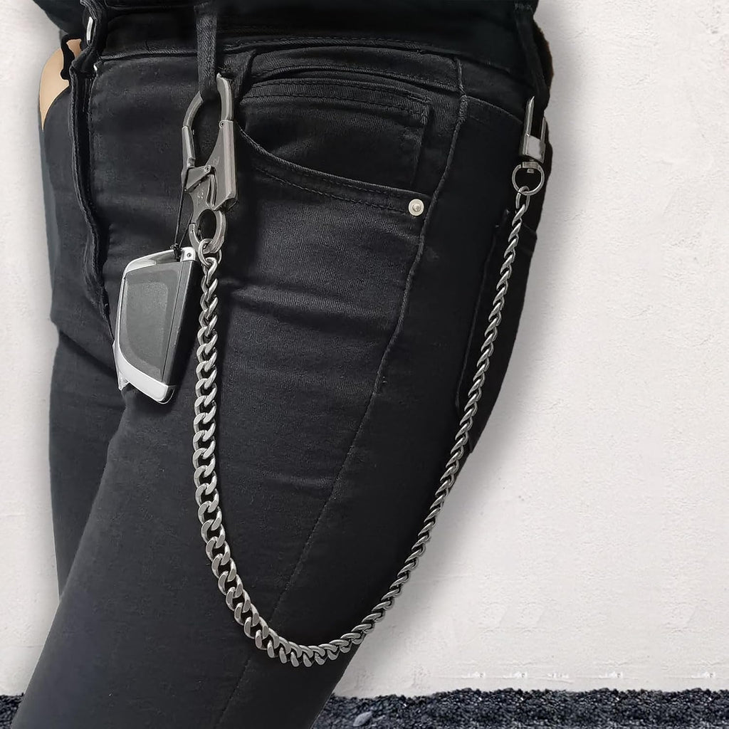 Ahiller Anti-Theft Wallet Chain Security Key Chain for Men