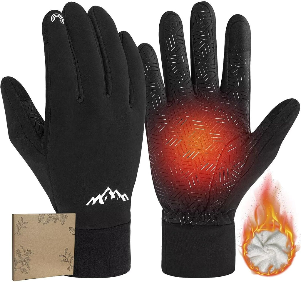 Pixel Panda Winter Gloves for Men Women Warm Touchscreen Gloves for Cold Weather for Cycling, Driving, Running, Hiking, Work