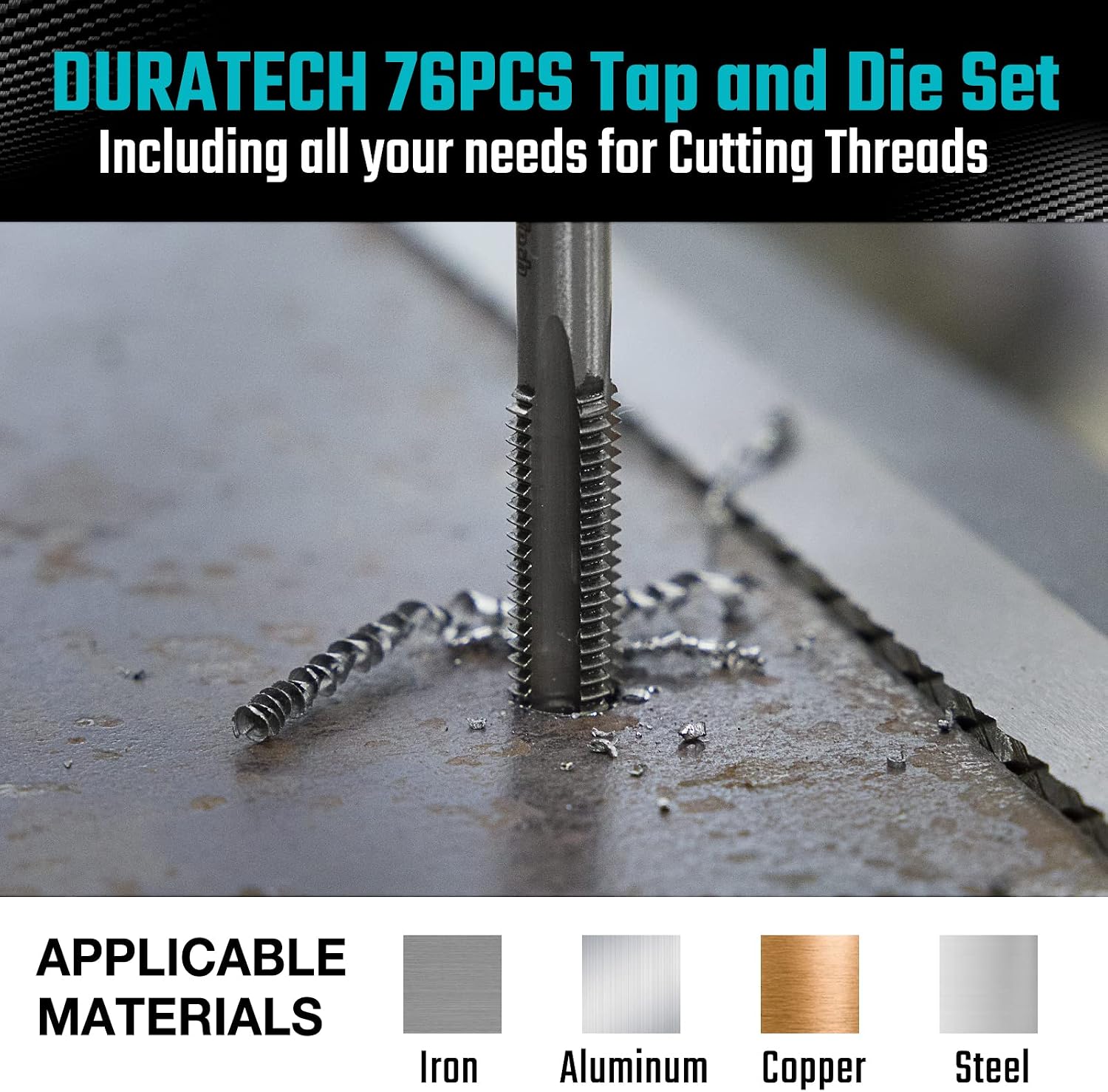 DURATECH 76-Piece Tap and Die Set