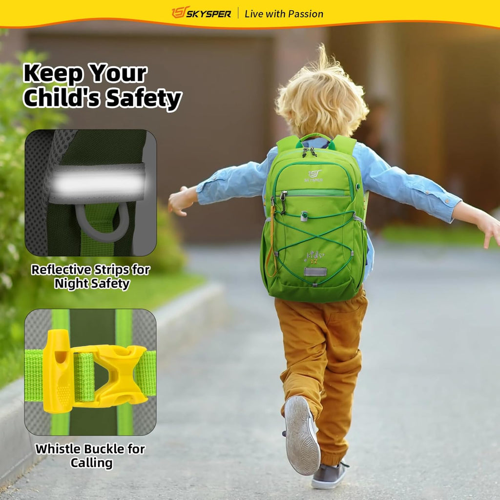 SKYSPER Kids Backpack 12L/18L Kids Travel Backpack Boy Girl for Ages 4-10