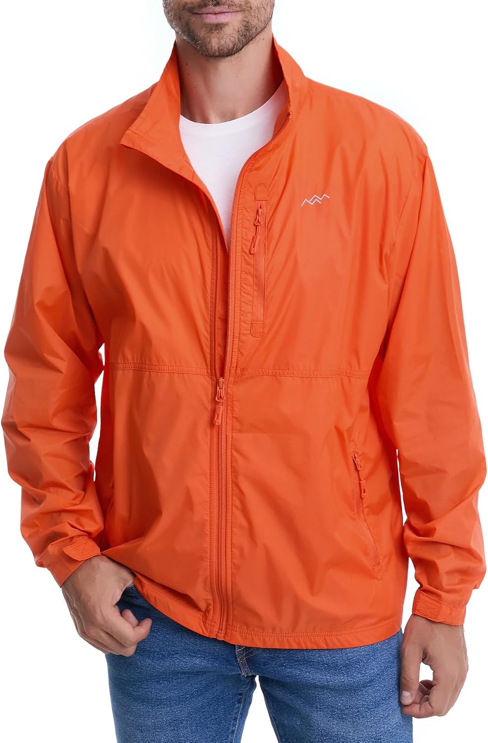 TRAILSIDE SUPPLY CO. Mens Windbreaker Jackets Lightweight Packable Jacket