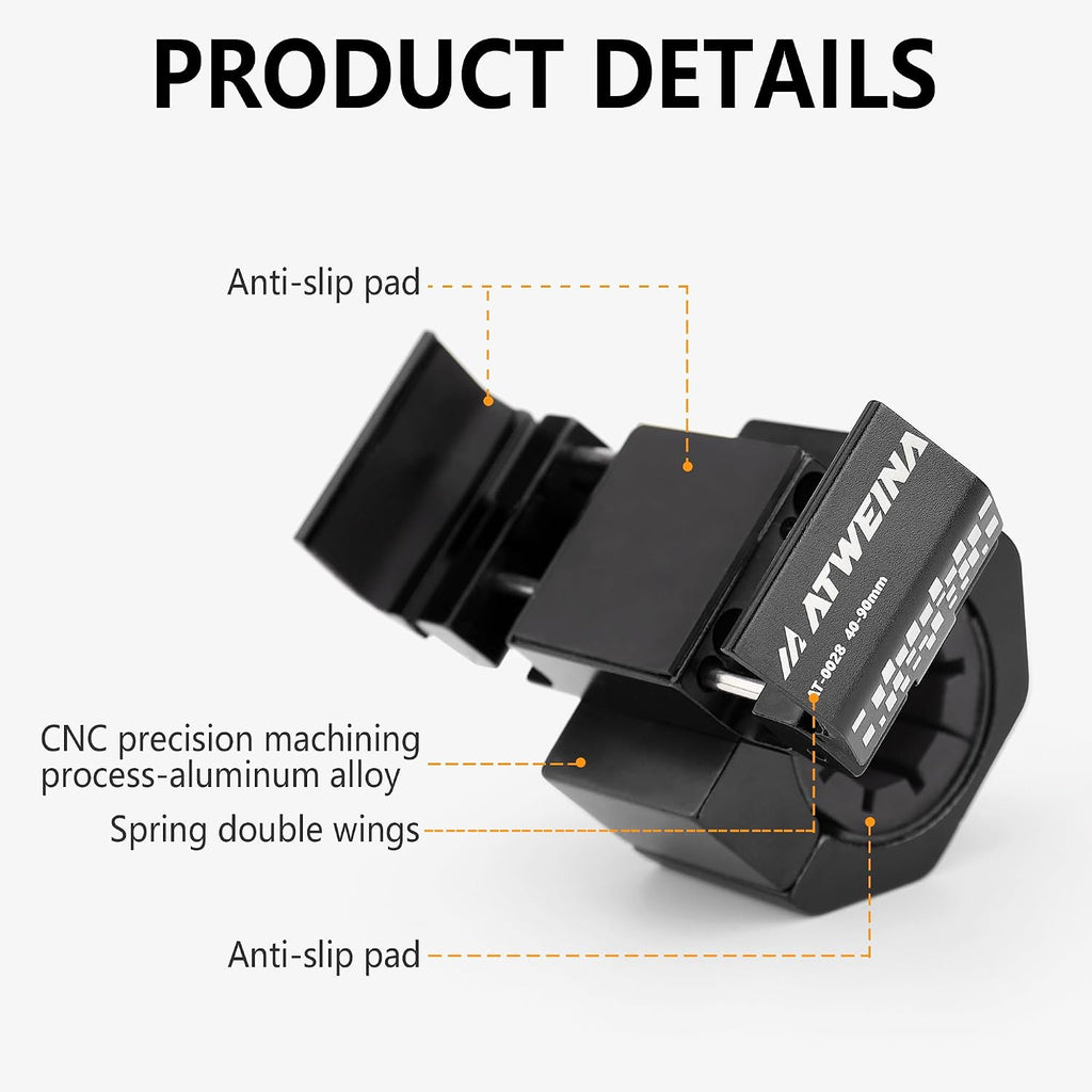 Bike Handlebar Mounts for 4.5-7.1 Phones (Black)
