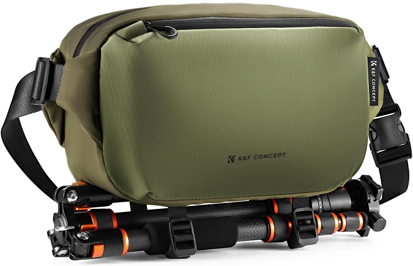 K&F CONCEPT 2 in 1 Camera Sling Bag, Everyday Shoulder Bag