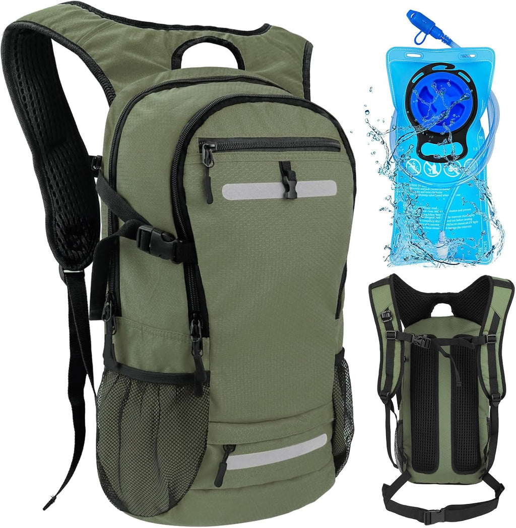 20L Hydration Backpack with 3L Water Bladder Water Backpack for Hiking Hydration Pack Insulated Daypack for Commuting