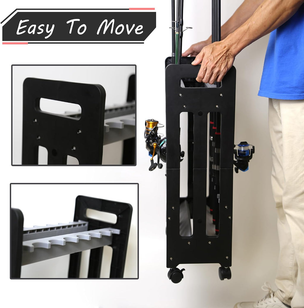 Fishing Rod Holder,Fishing Pole Holders for Garage,Fishing Gifts for Men