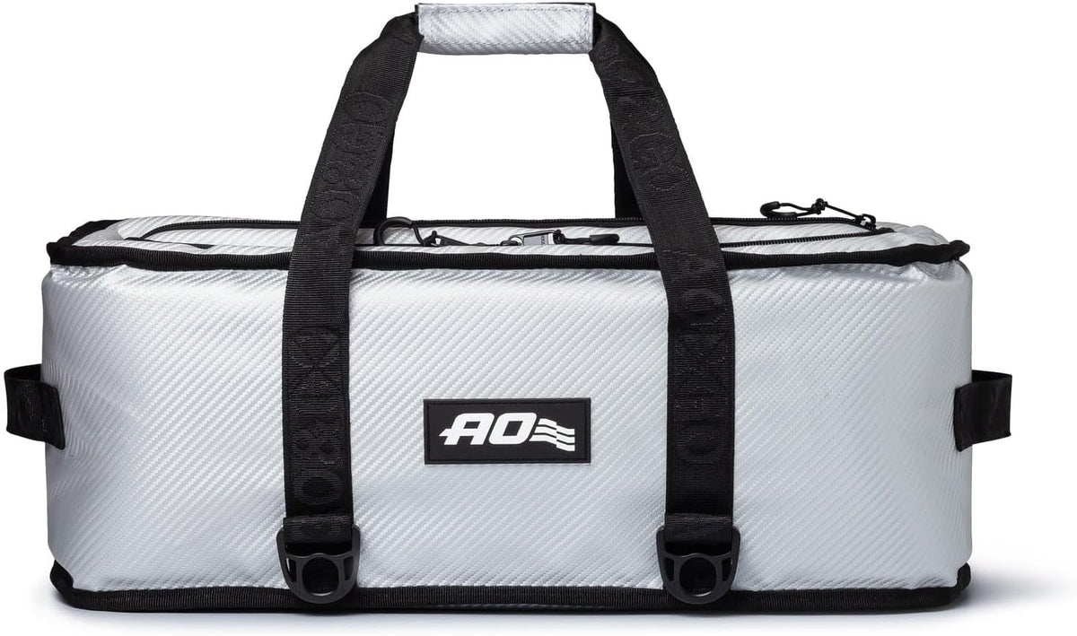 AO Coolers Stow-N-Go Carbon Soft Cooler, Low-Profile, Leakproof with High-Density Insulation, Holds Ice for 24 Hours