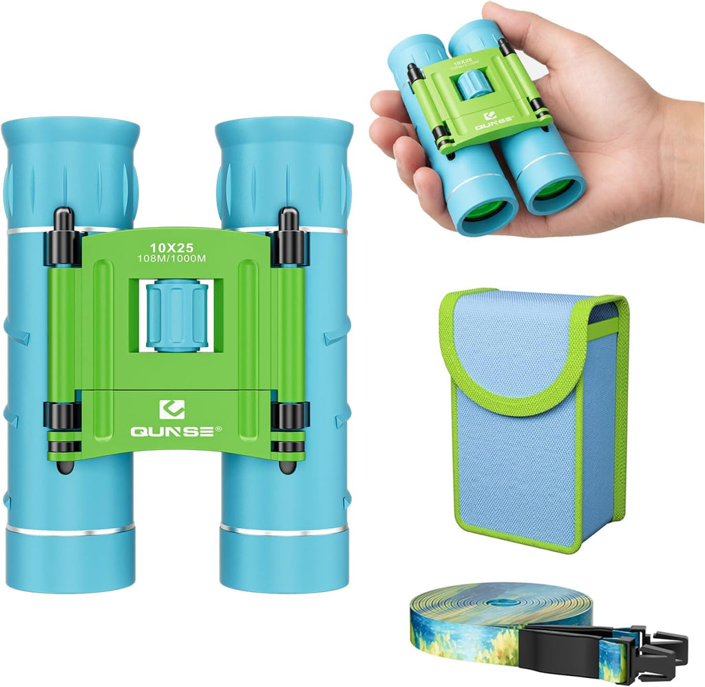 10x25 Binoculars for Adults Kids Waterproof Compact Bird Watching