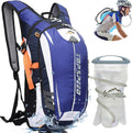 INOXTO Hydration Pack Backpack，18L Hydration Pack Lightweight Water Backpack with 2L Water Bladder Bag Daypack for Hiking Running Cycling Camping Hunting for Women Men