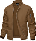MAGCOMSEN Men's Bomber Jacket Lightweight Windbreaker Spring Fall Jacket