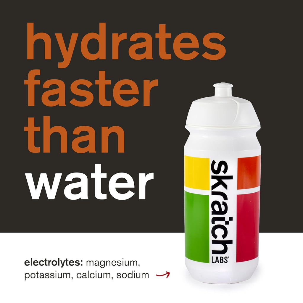 Skratch Labs Hydration Drink Mix – Real‑Fruit Electrolyte Powder for Fast Hydration & Endurance | Apple Cider | 20 Servings | Vegan, Non‑GMO, Clean Ingredients