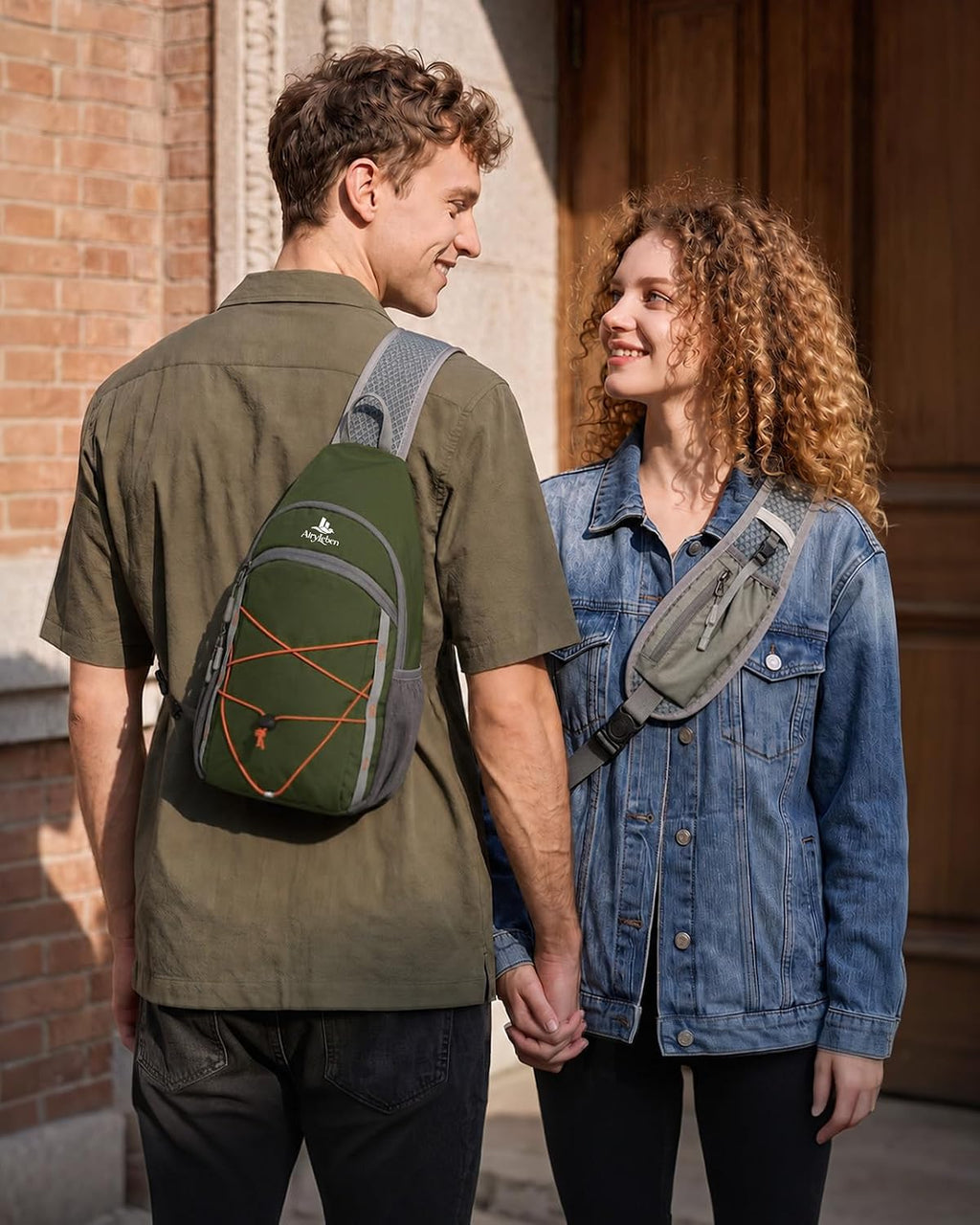 Packable Crossbody Sling Bag for Men Women RFID Lightweight Travel Daypack
