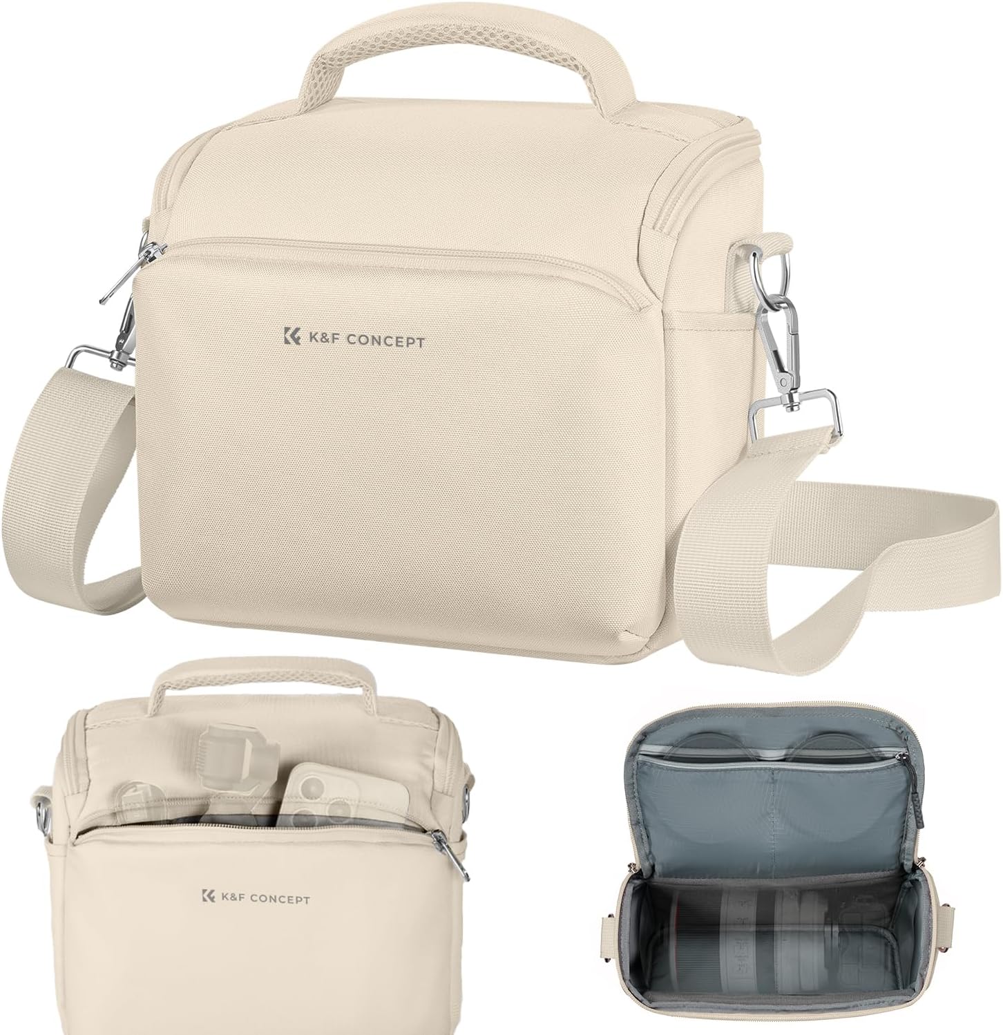 K&F CONCEPT Camera Sling Bag Small Crossbody Case