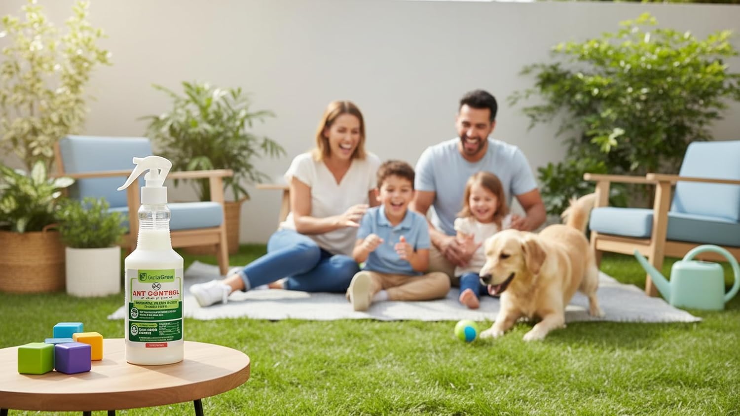 All-Natural Ant Control & Repellent Spray (16oz) – Ready-to-Use Peppermint, Clove & Geraniol Essential Oil Pest Defense – Safe for Indoors, Outdoors, Kids & Pets