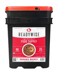 READYWISE Emergency Food Survival Supply 90 Servings, Organic Bucket