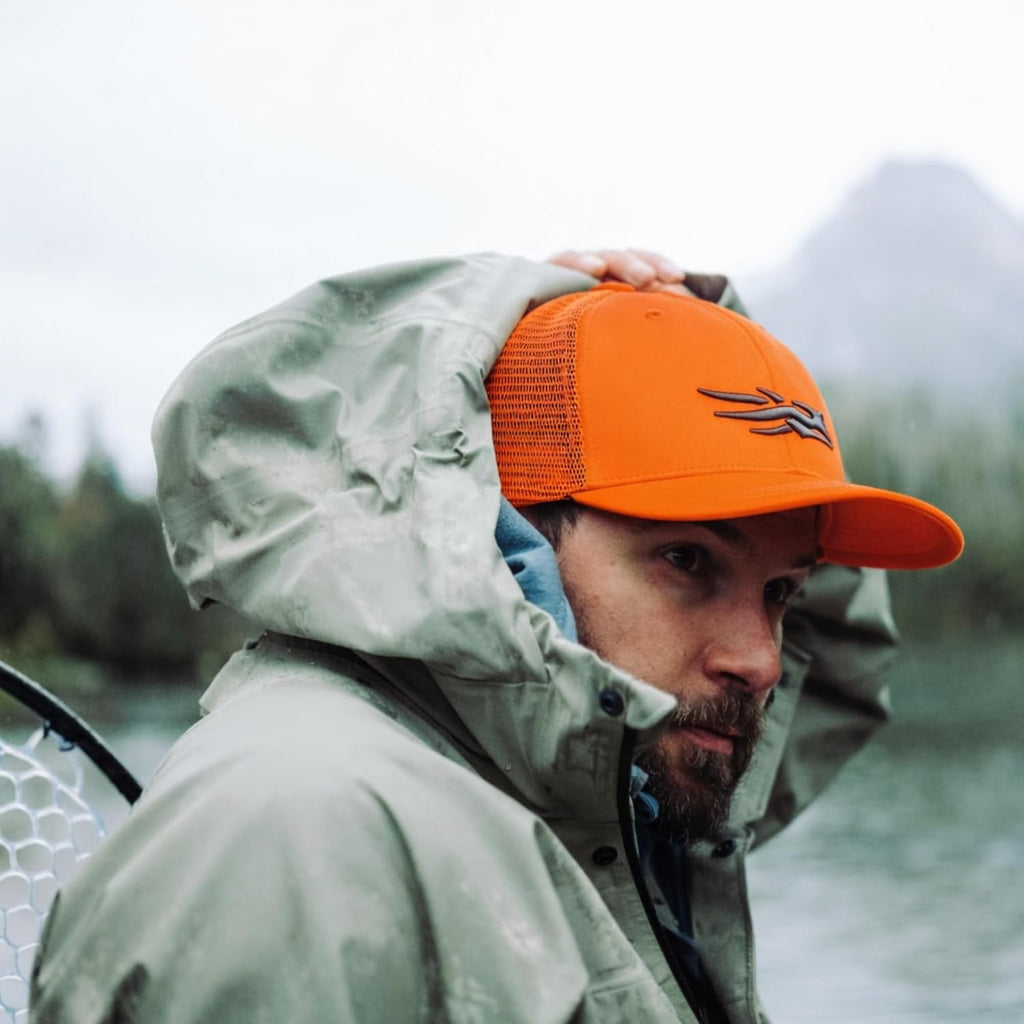 SITKA Trucker Hat - Adjustable Outdoor Snap Back Hat for Men