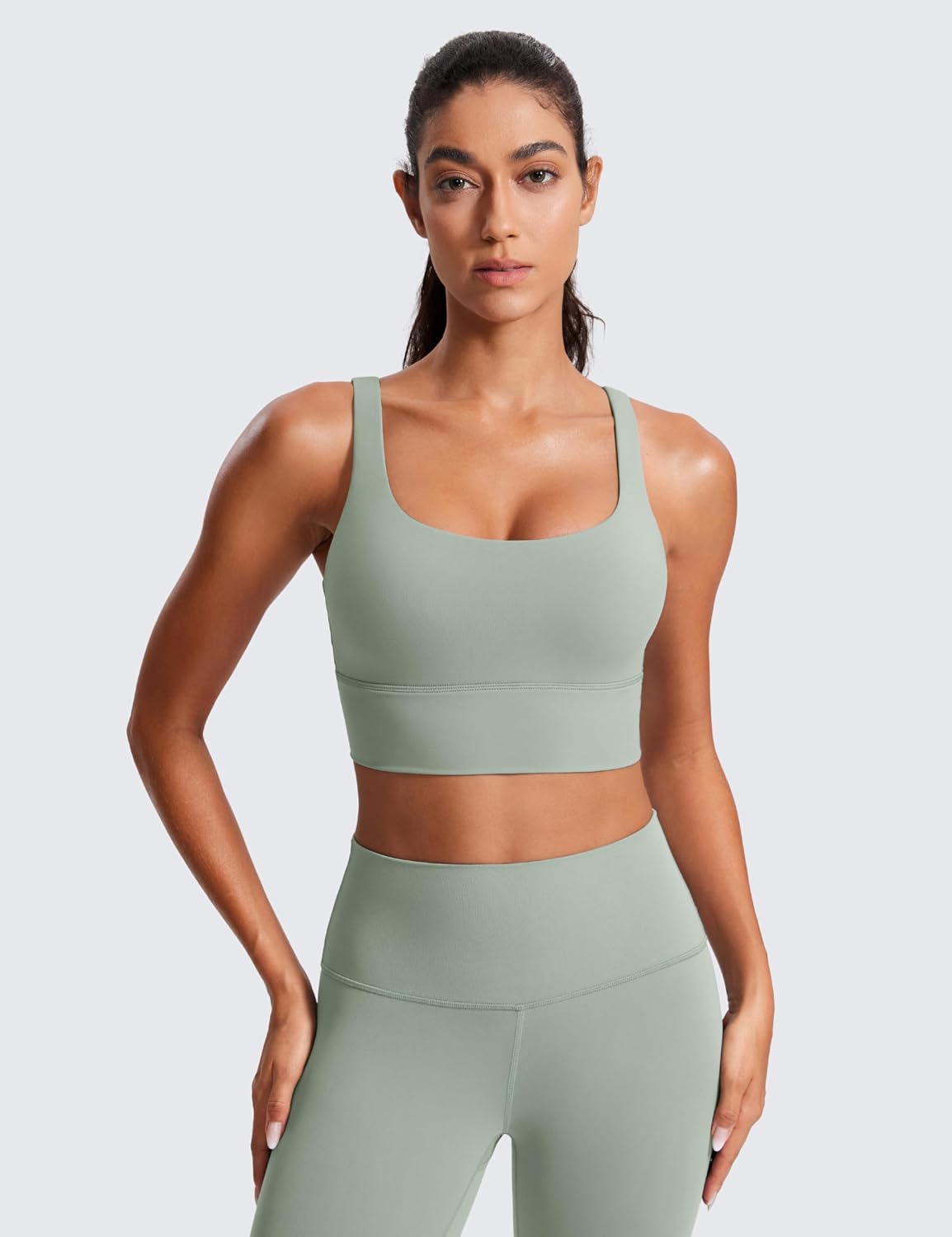 CRZ YOGA Naked Feeling Longline Sports Bras