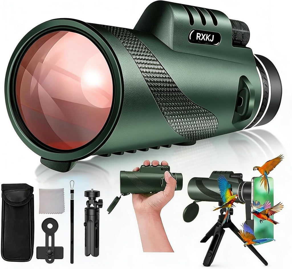 Monocular Telescope, 80×100 Monoculars for Adults