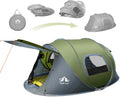 Night Cat Pop-up Camping Tent: 2 to 4 Person Tent Waterproof Instant Easy Setup Family Tent