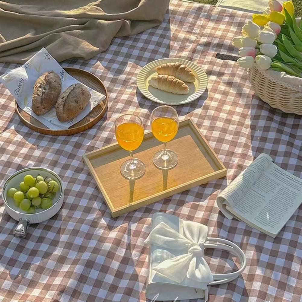 RUIBOLU Large Picnic Blanket Beach Blankets, 80''x60'' Picnic Mat Waterproof Sand Proof Foldable Portable for Outdoor Camping Hiking Travel Grass Park Music Festival Lawn Mats
