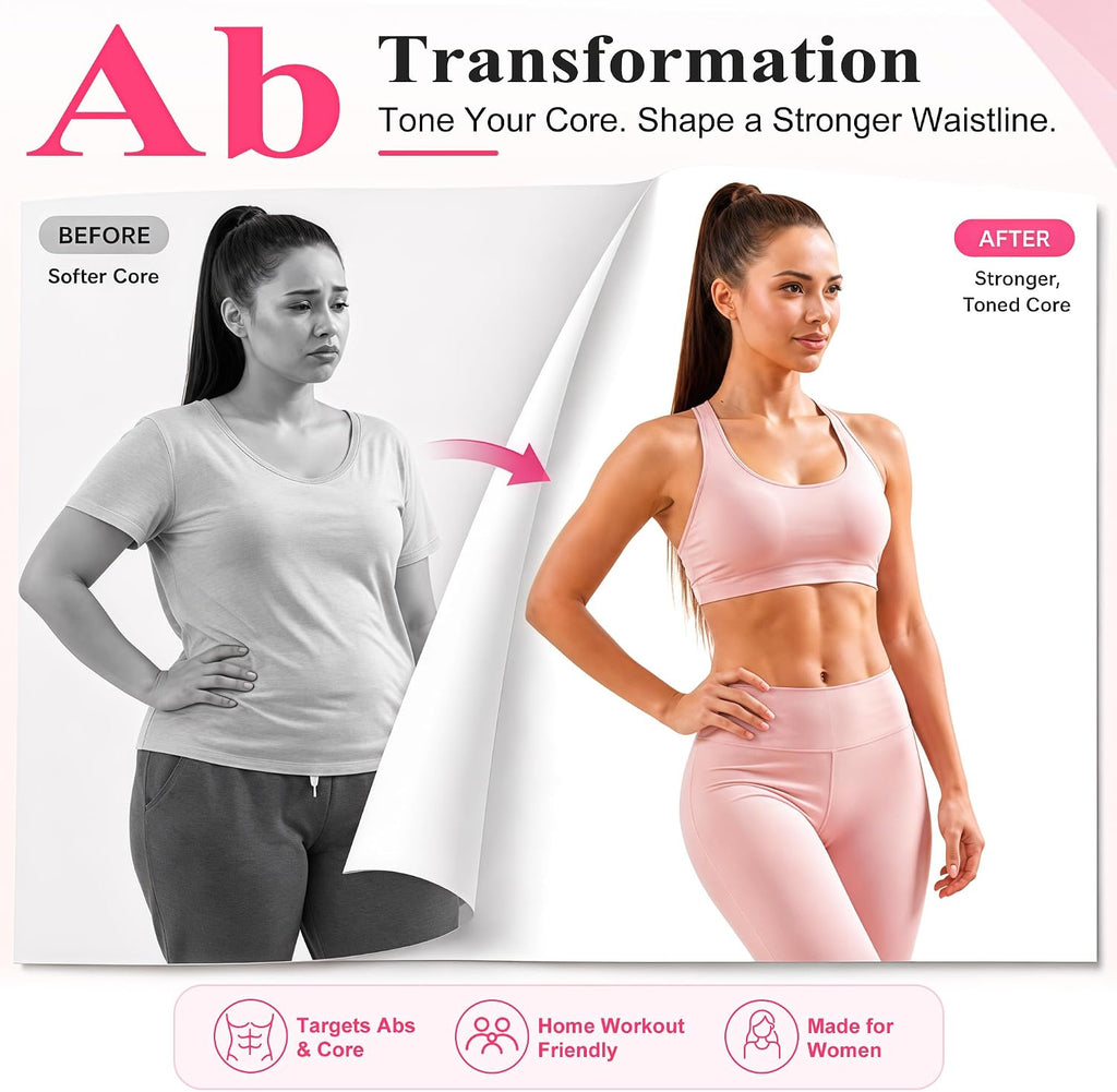 Pedal Resistance Band with Handle, Exercise Bands for AB Workout
