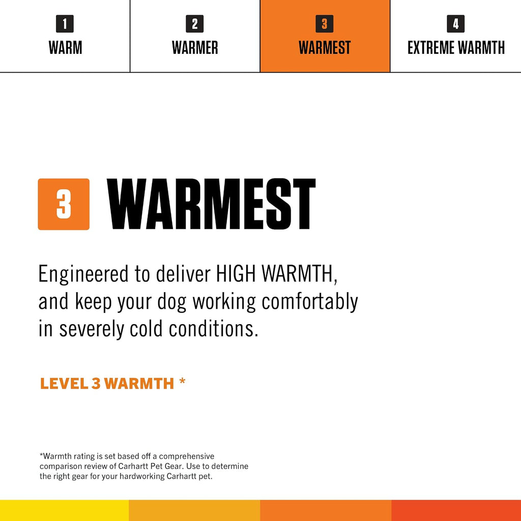 Carhartt Firm Duck Dog Chore Coat, Insulated Weather Resistant Jacket for Cold and Windy Conditions, Black, X-Large