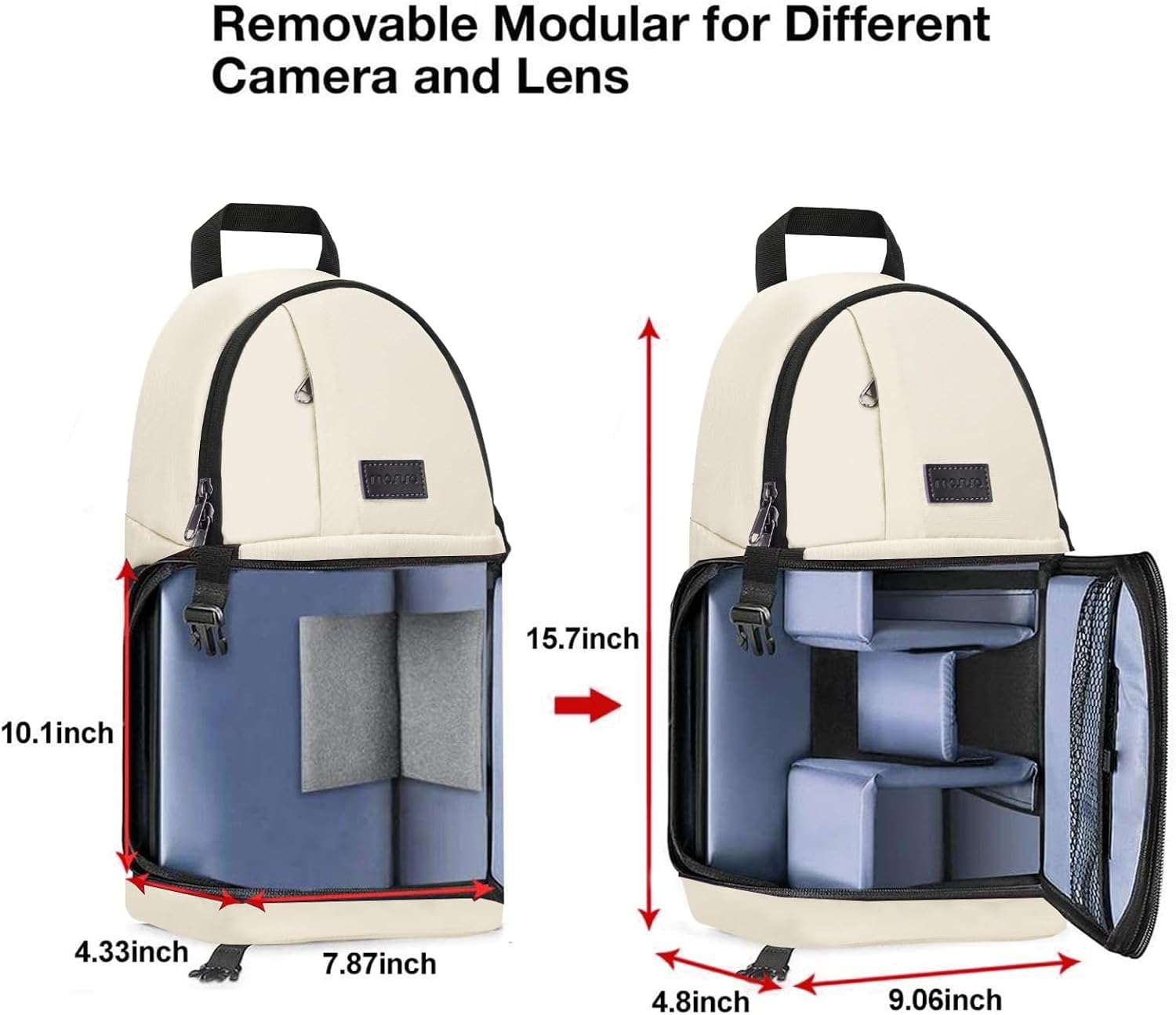 MOSISO Camera Sling Bag, Photography Shoulder Bag Compact Camera Backpack