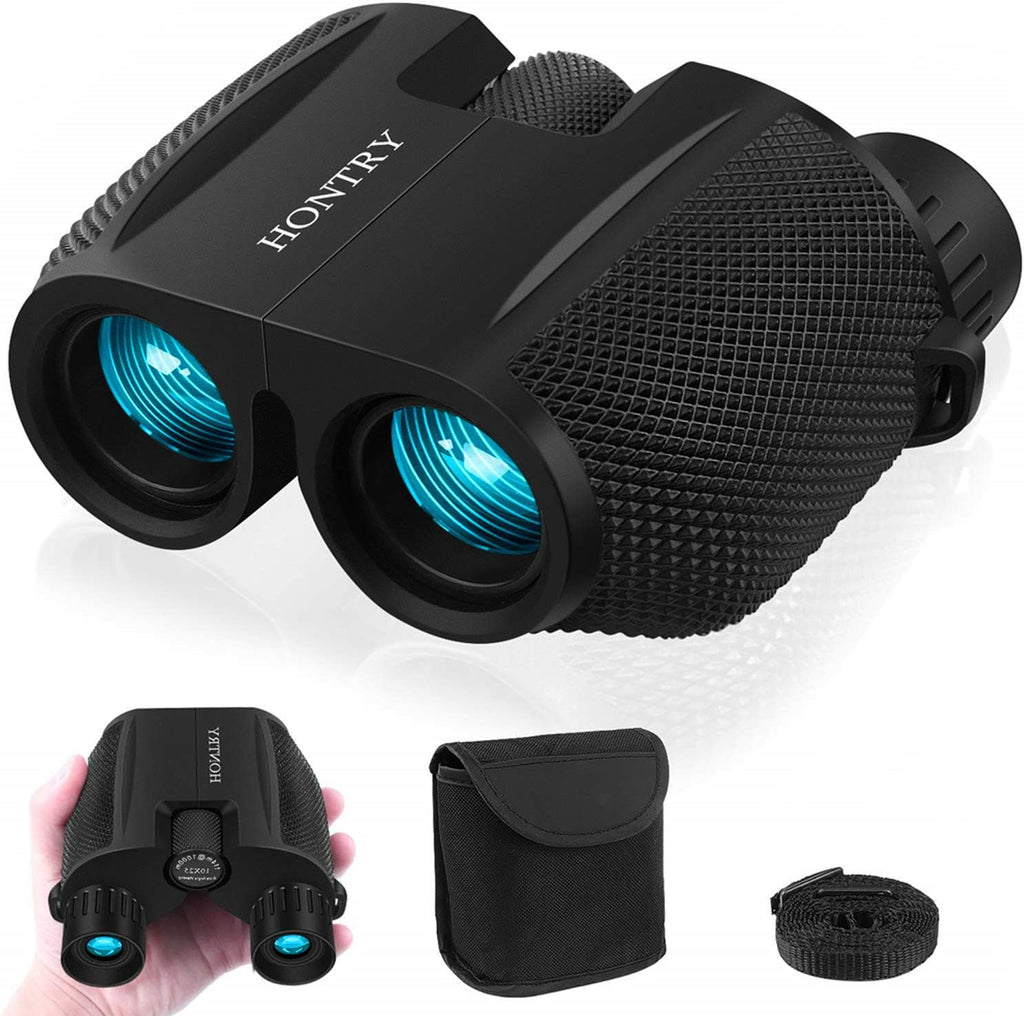 Hontry 10x25 Compact Binoculars for Adults and Kids