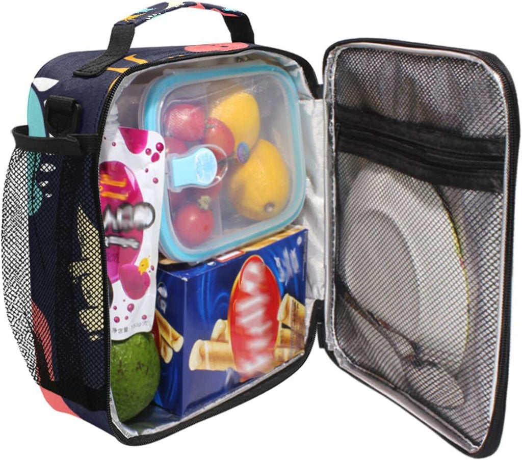 Dinosaur Lunch Box Insulated Lunch Bag Cooler Tote Bag