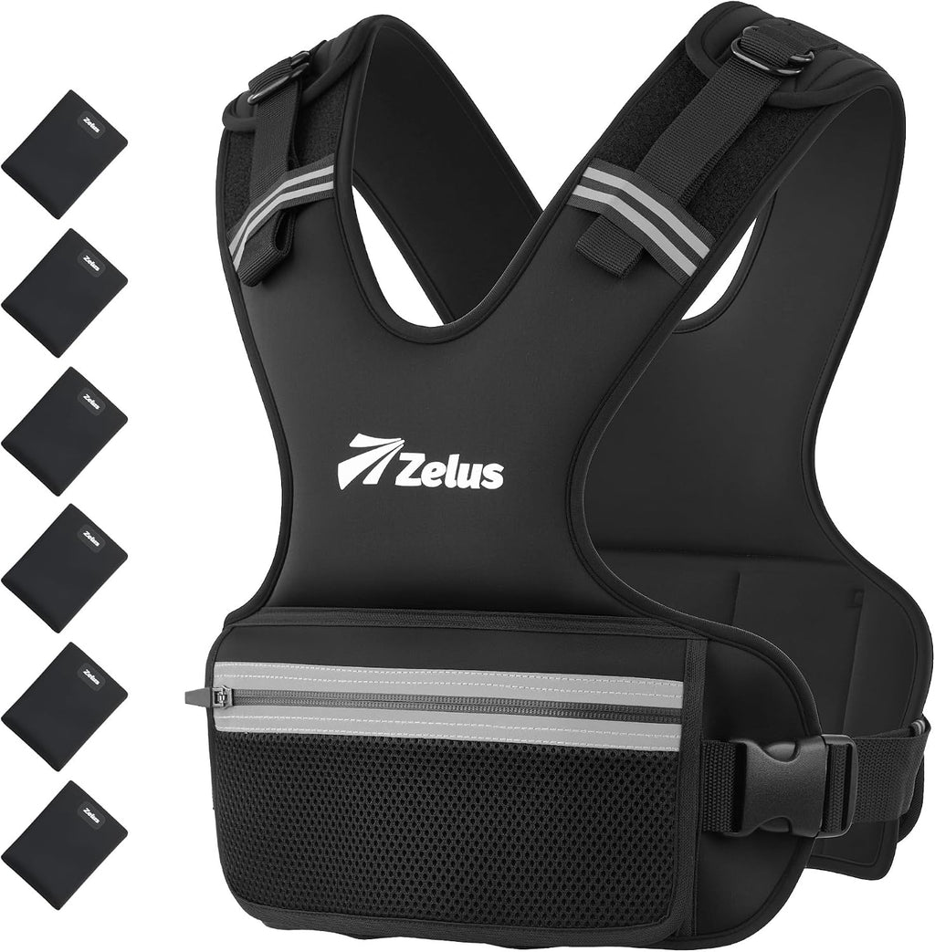 ZELUS Weighted Vest for Men & Women, Z-Fit Weight Vest Adjustable 8-32lb