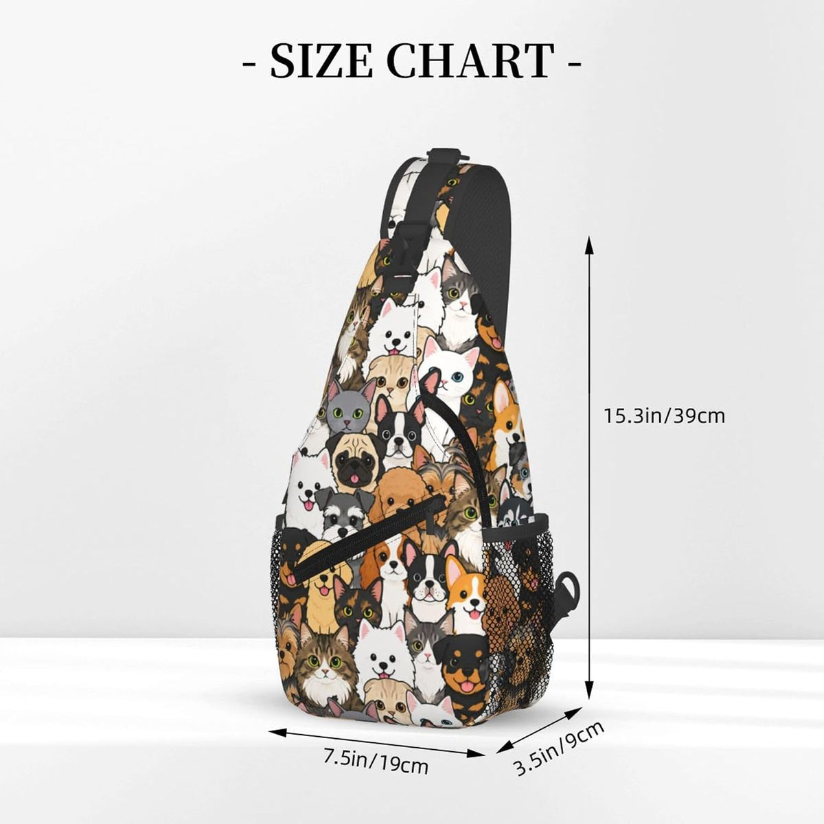 Sling Backpack Unisex Crossbody Chest Bag Shoulder Chest Bag For Women Men Hiking Travel