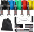 Resistance Bands with Handles and Door Anchor for Home Workouts