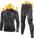 Muezna Men's Thermal Top and Bottom Set Underwear Long Johns Base Layer