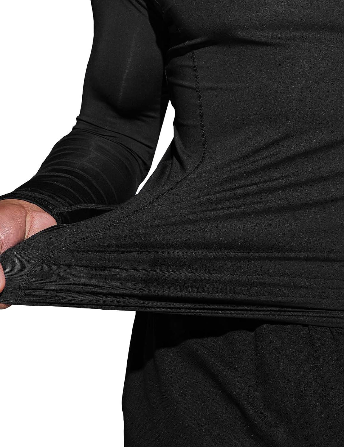 TSLA Men's Thermal Long Sleeve Compression Shirts, Athletic Base Layer Top, Winter Gear Running T-Shirt