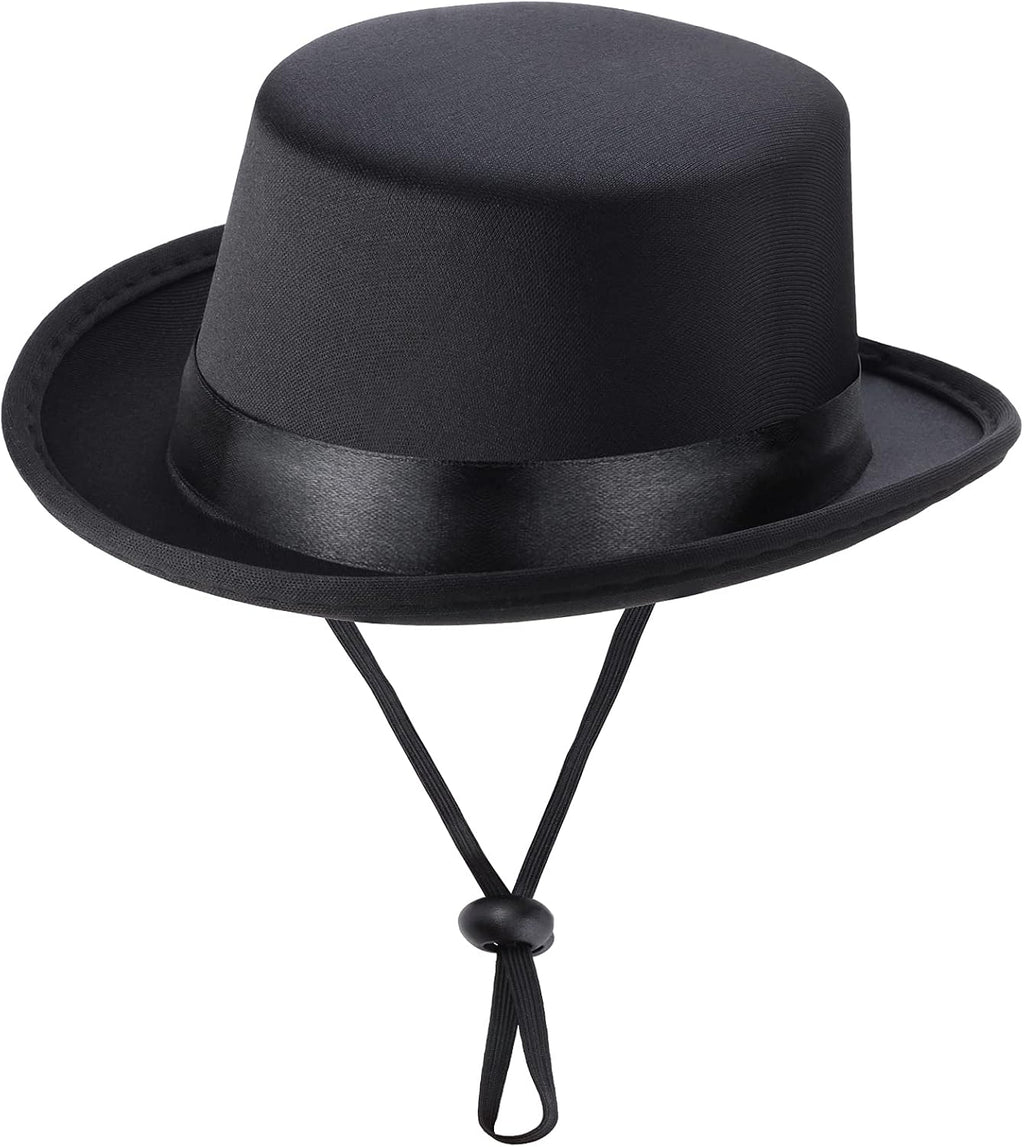 Yewong 2-Piece Pet Formal Accessories Set - Top Hat with Formal Necktie/Bowtie for Dog & Cat - Birthday Party, Graduation, Halloween Costumes
