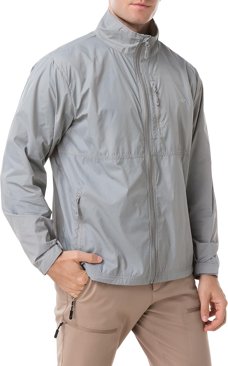 TRAILSIDE SUPPLY CO. Mens Windbreaker Jackets Lightweight Packable Jacket