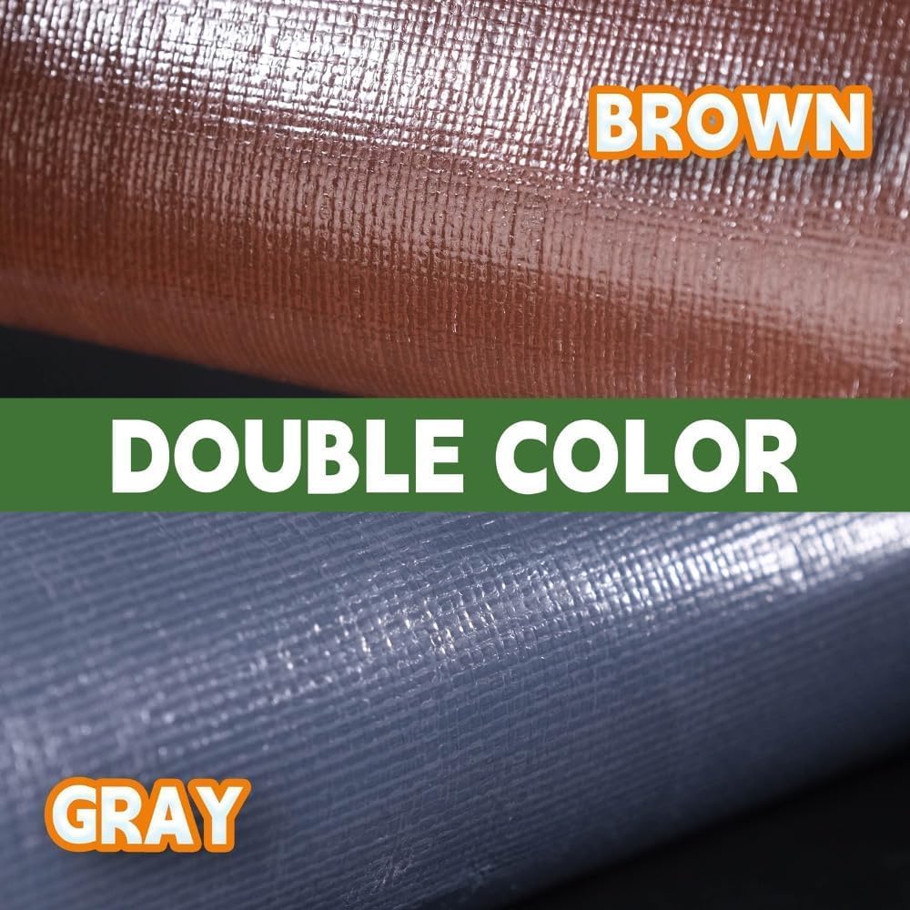 RAINDEWAY 6x15 Feet 18Mil Super Heavy Duty Tarp Waterproof Tarps Cover