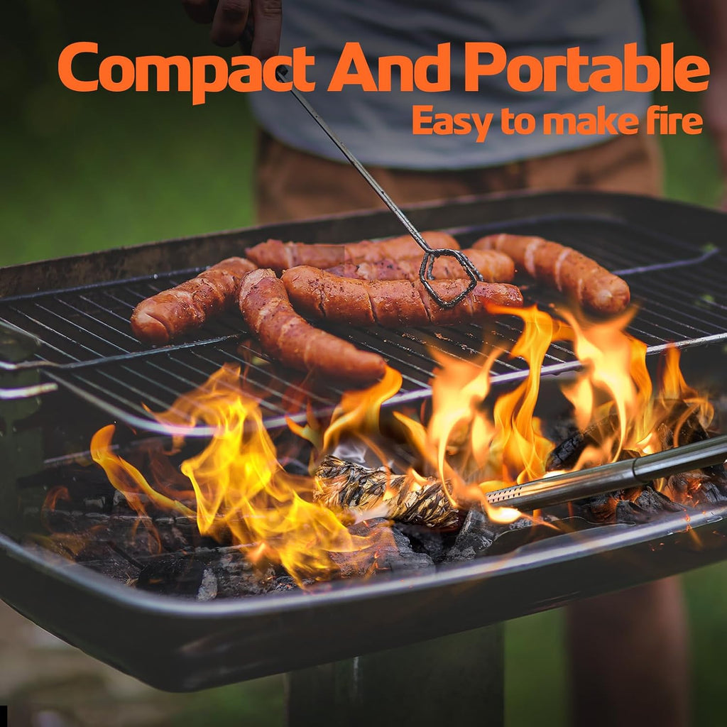 150 PCS Fire Starters for Campfires,Quick Light Wood Charcoal Fire Starter