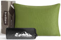 Ivellow Memory Foam Travel Pillow,Small Camping Pillow for Sleeping,Avocado