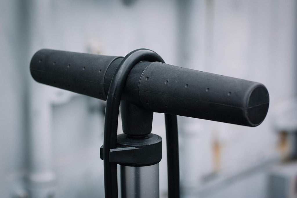 BIKETUBE Air Handler Bike Floor Pump with Industrial Gauge