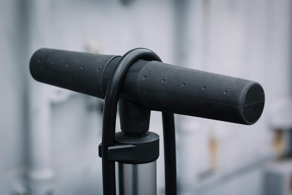 BIKETUBE Air Handler Bike Floor Pump with Industrial Gauge
