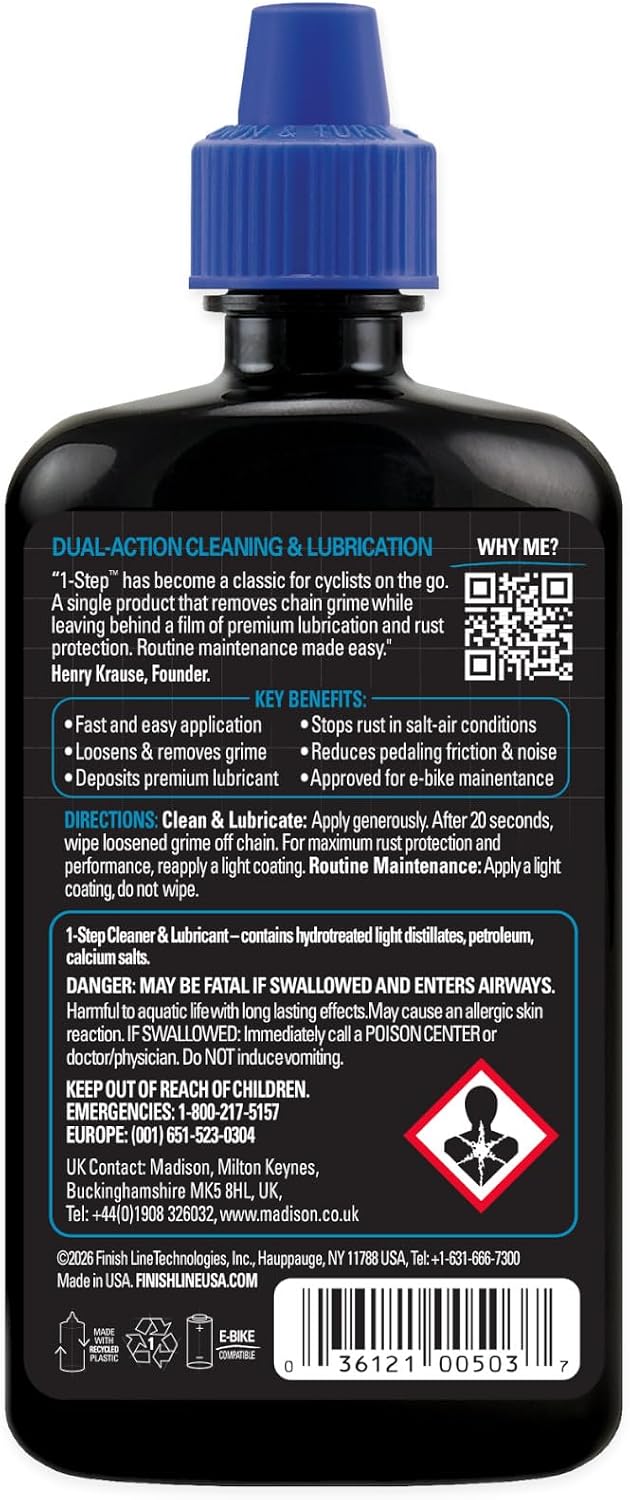 Finish Line 1-Step Cleaner & Lubricant 4 fl oz