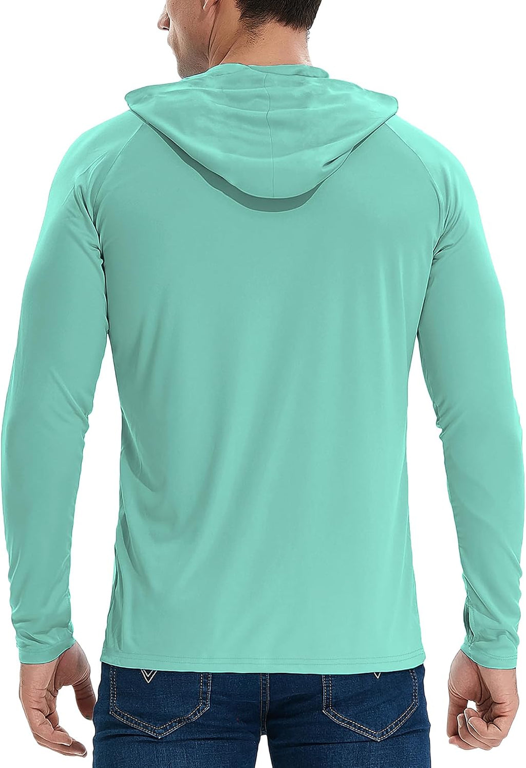 3 Pack Men's UPF 50+ Sun Protection Shirts Fishing Hoodie Long Sleeve