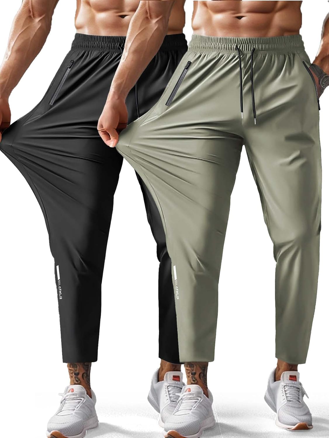 Hidkat Men's Hiking Pants Quick-Dry Lightweight Sweatpants