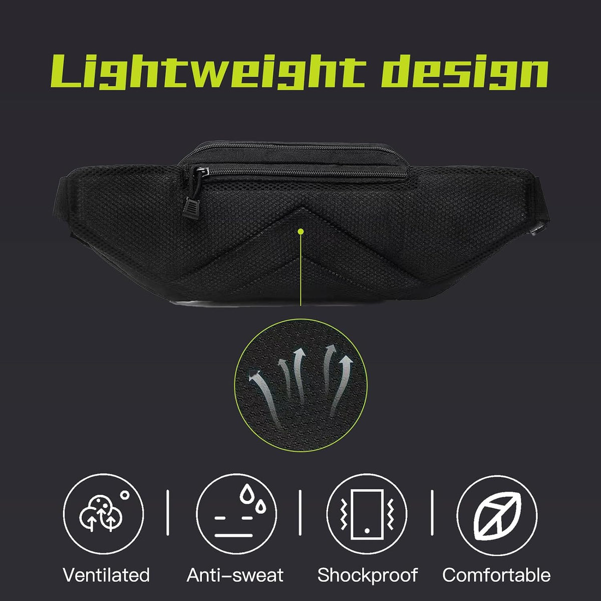 Tactical Fanny Pack for Men,800D Oxford Fabric Fanny Pack for Men,Fanny Packs Man for Hiking Climbing,Fishing,Cycling,Hunting,Adjustable Conceal Carry Tactical Fanny Packs(Black)