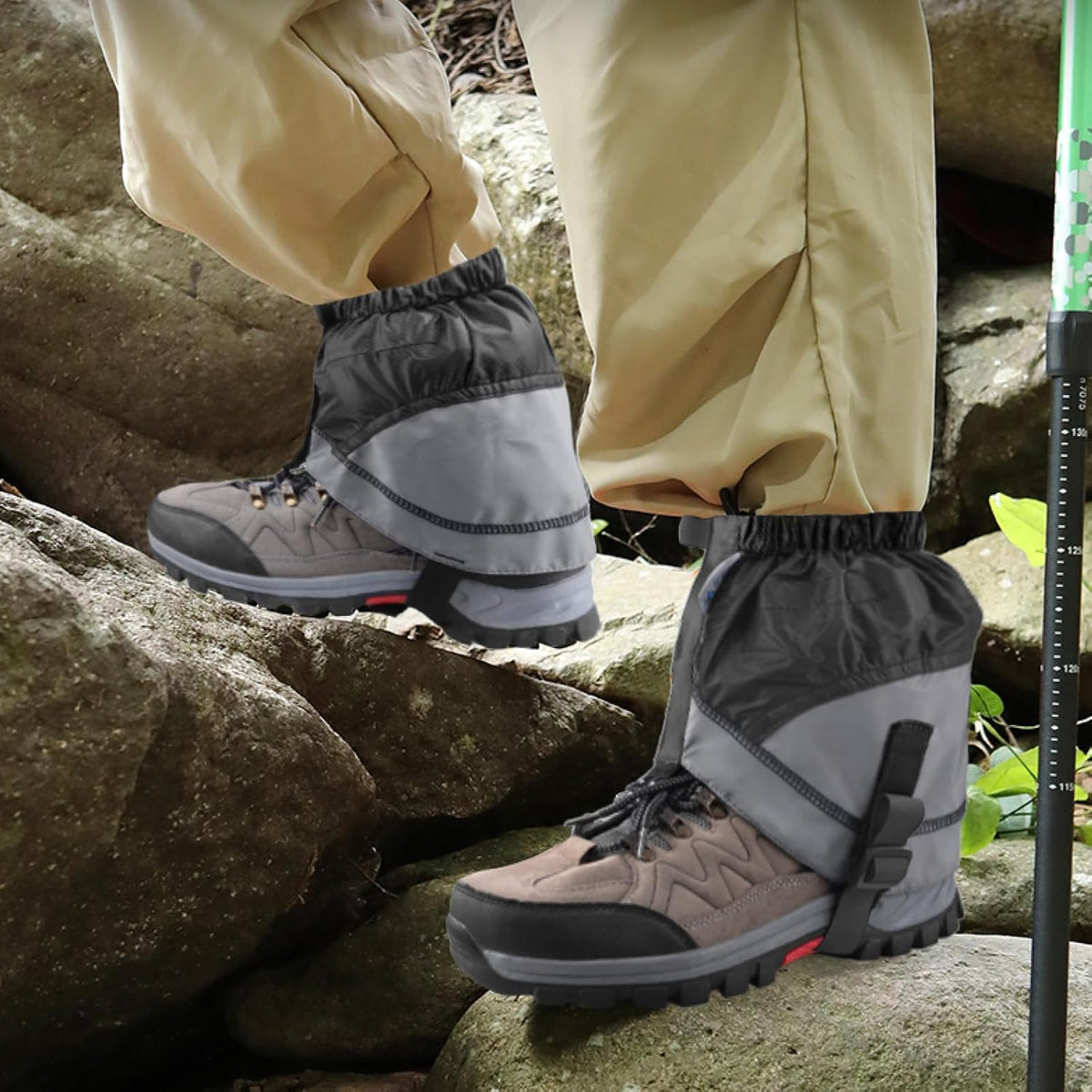 TRIWONDER Trail Gaiters for Hiking & Running, Low Ankle Shoe Gators