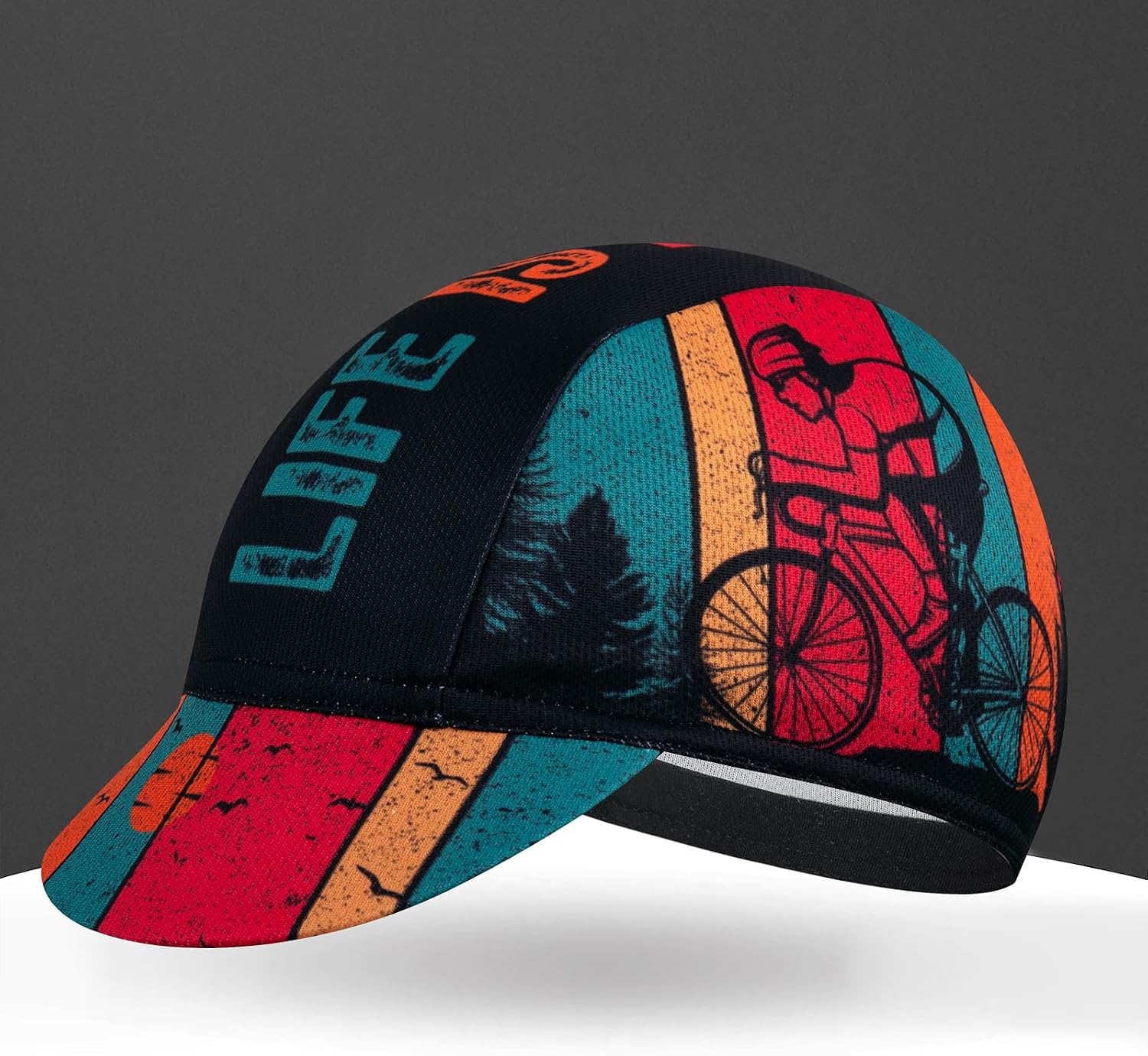 Cycling Cap for Man and Woman Cycling Hat Under Helmet-Polyester Breathable Sweat Absorbent