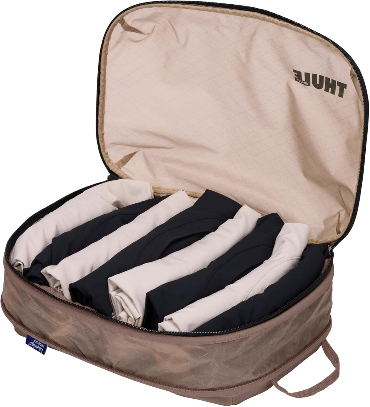 Thule Compression Packing Cube Set, Includes Size Small & Medium, Semitransparent Fabric, Easy to Pack
