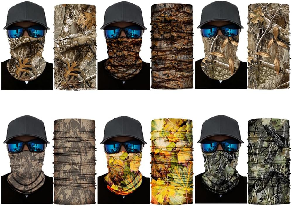 Neck Gaiter Mask,UV Protection Bandana Gator Face Cover Covering Mask,Tube Scarf,Neck Warmer Balaclava,Headband