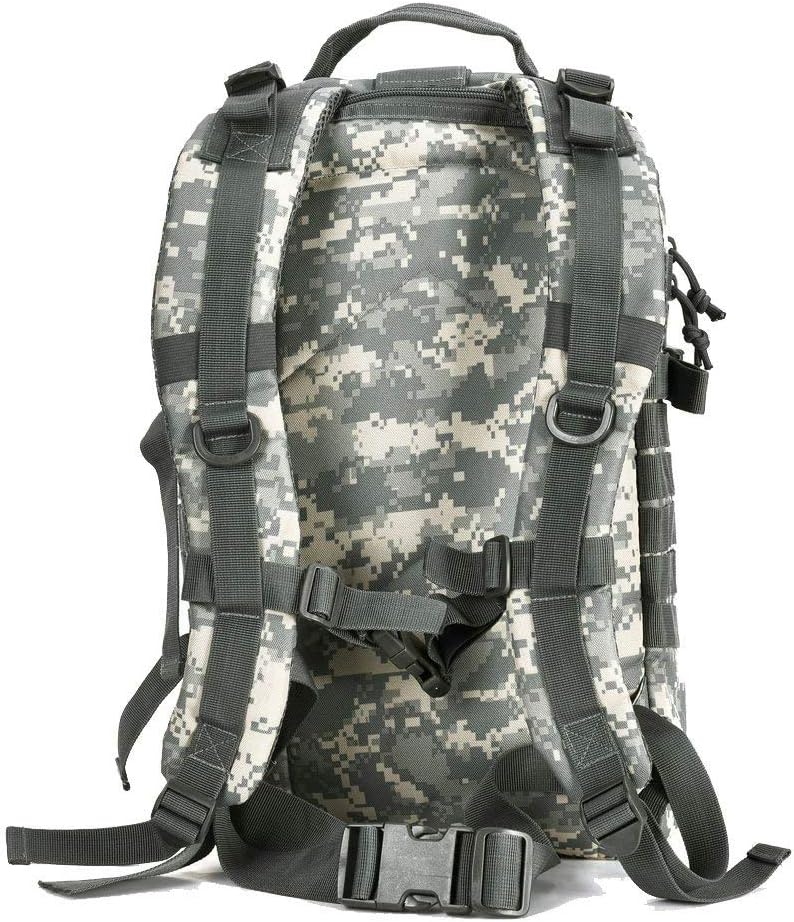 REEBOW GEAR 38L Tactical Backpack for Men 3 Day Military Bug Out Bag | Camouflage Grey, Large Heavy Duty Backpacks, MOLLE Straps, Survival Sports Rucksack,for Sports Outdoor Trekking Hiking Travel
